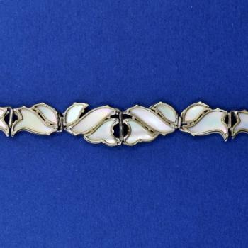 Armband - Metall, Perlmutt - 1900